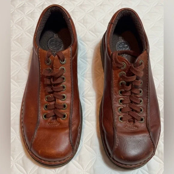 Dr. Martens Perry Oxford Lace Up Brown Leather Shoes Y2K Size 10 Men / 11 Women - Picture 16 of 16